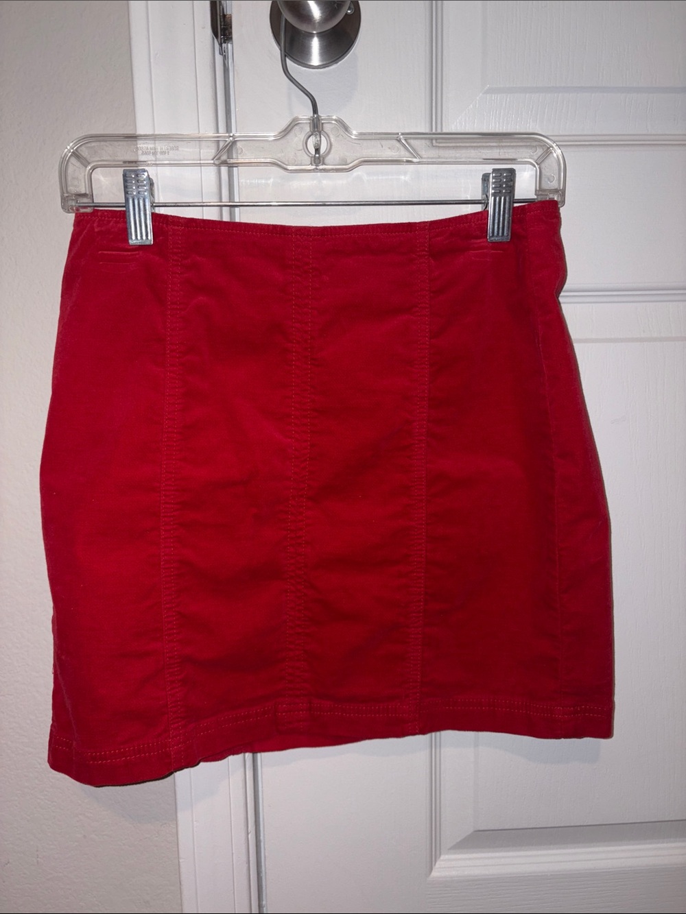 PacSun Bold Red Paneled Mini Skirt